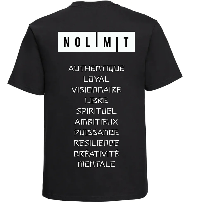 T-shirt NOLIMIT / limited édition - Black