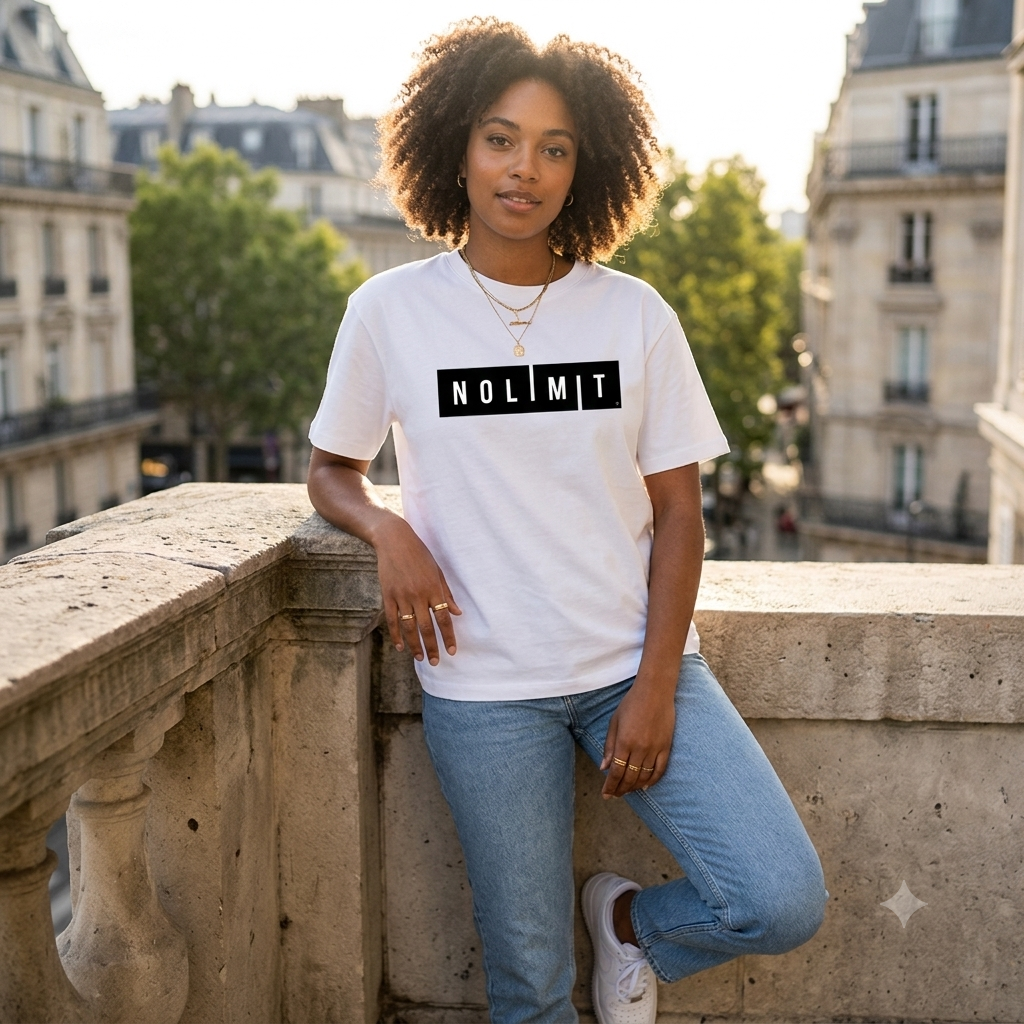 T-shirt NOLIMIT / Classique édition - White