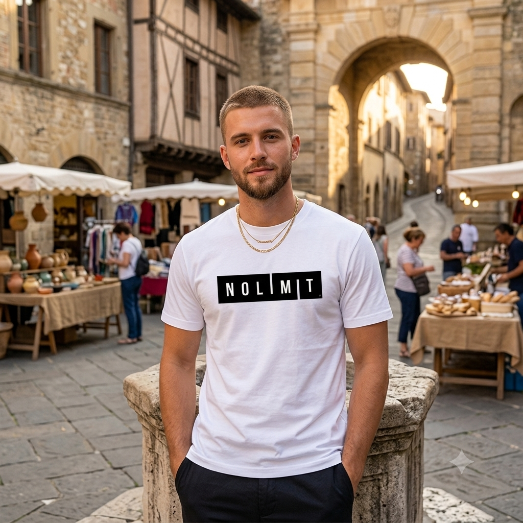 T-shirt NOLIMIT / Classique édition - White