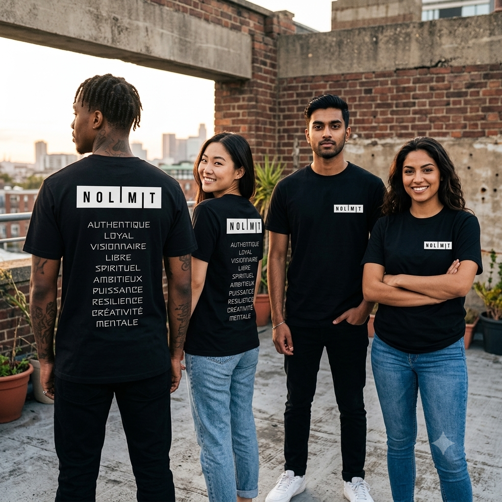 T-shirt NOLIMIT / limited édition - Black